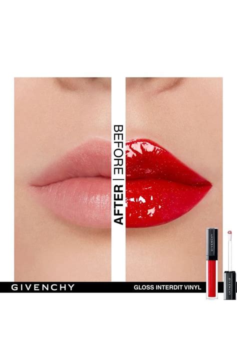 givenchy fearless lipstick|givenchy lip gloss interdit.